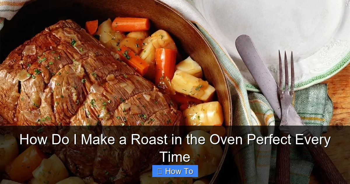 How Do I Make a Roast in the Oven Perfect Every Time