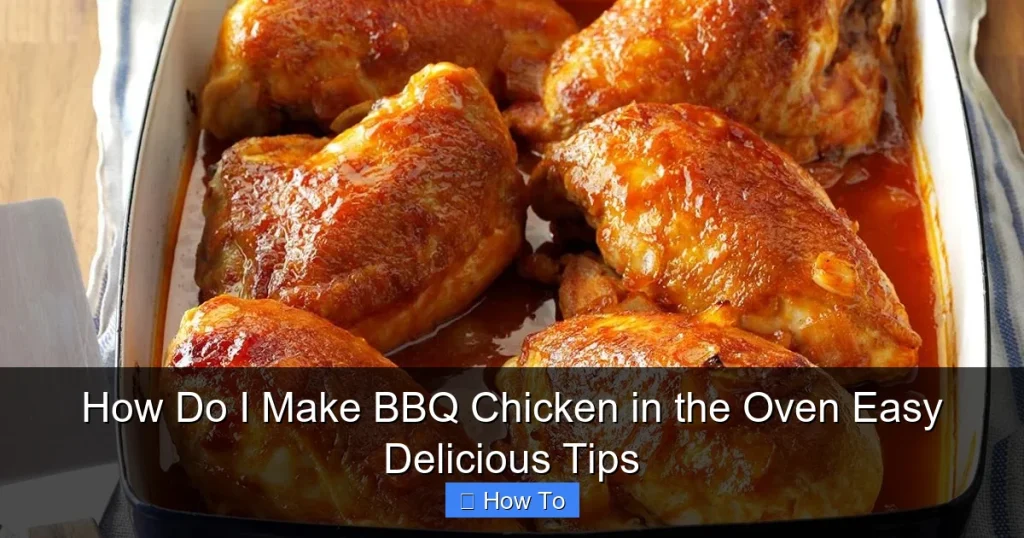 How Do I Make BBQ Chicken in the Oven Easy Delicious Tips