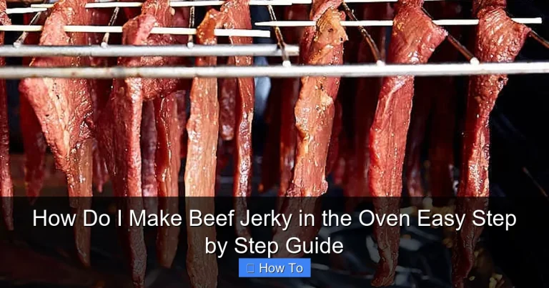How Do I Make Beef Jerky in the Oven Easy Step by Step Guide