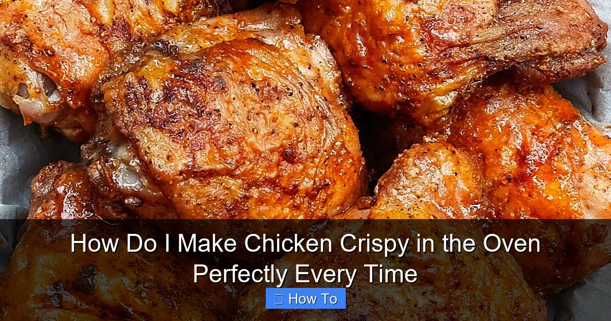 How Do I Make Chicken Crispy in the Oven Perfectly Every Time