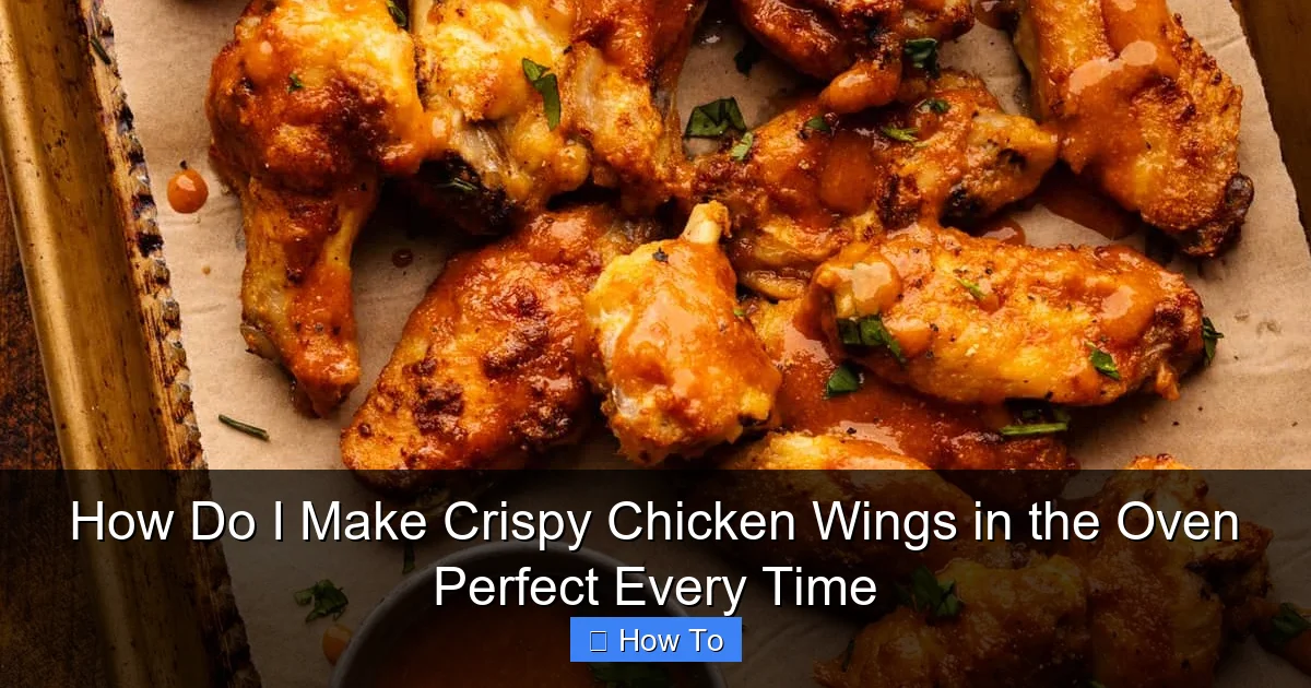 How Do I Make Crispy Chicken Wings in the Oven Perfect Every Time