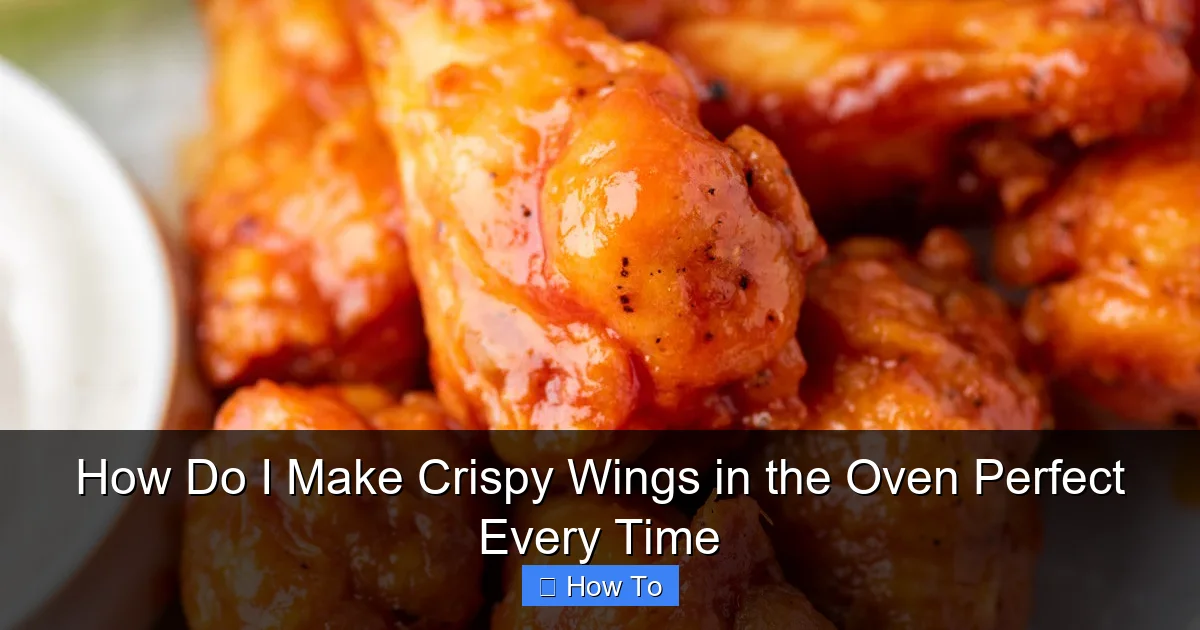How Do I Make Crispy Wings in the Oven Perfect Every Time