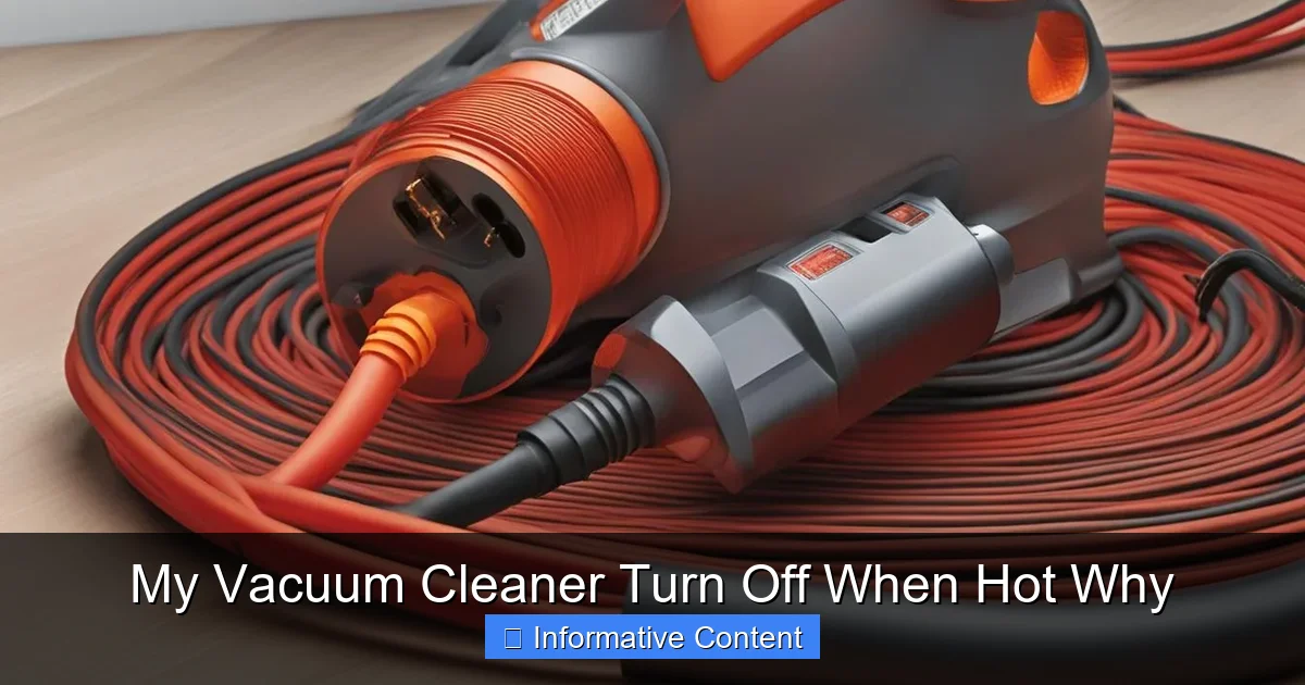 My Vacuum Cleaner Turn Off When Hot Why