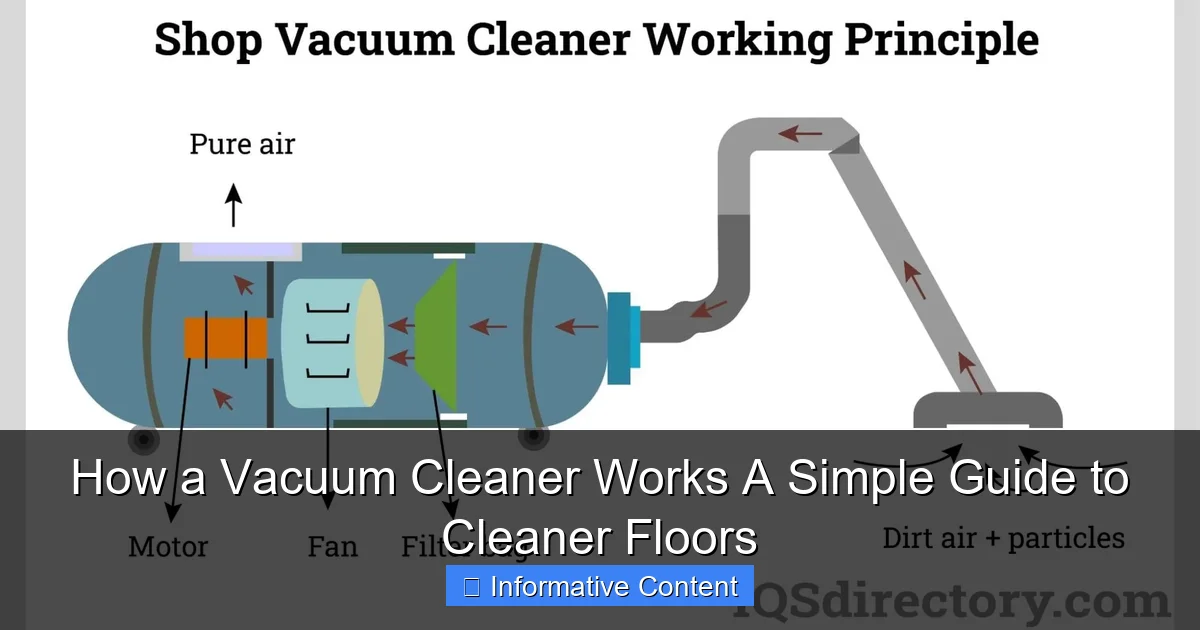 How a Vacuum Cleaner Works A Simple Guide to Cleaner Floors