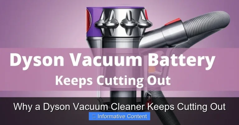 Why a Dyson Vacuum Cleaner Keeps Cutting Out