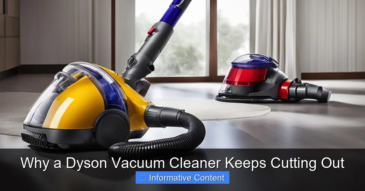 Why a Dyson Vacuum Cleaner Keeps Cutting Out