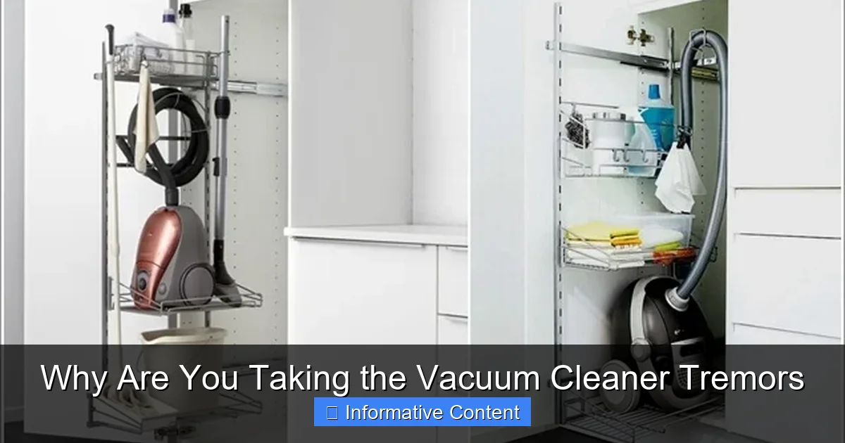 Why Are You Taking the Vacuum Cleaner Tremors