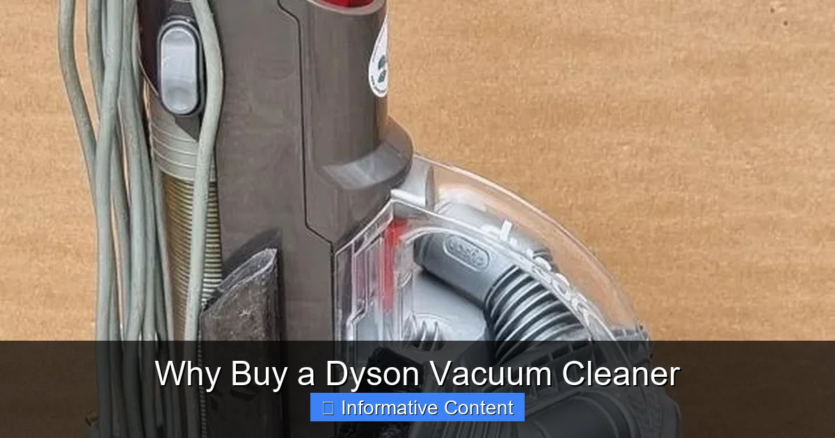 Why Buy a Dyson Vacuum Cleaner