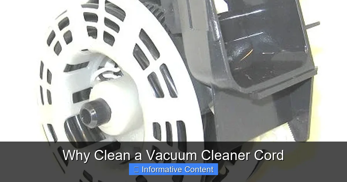 Why Clean a Vacuum Cleaner Cord