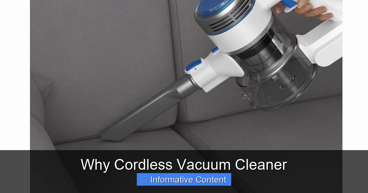 Why Cordless Vacuum Cleaner