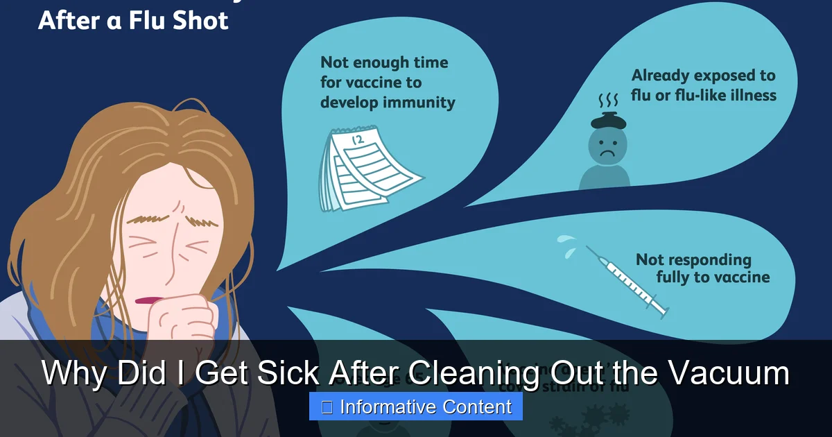 Why Did I Get Sick After Cleaning Out the Vacuum