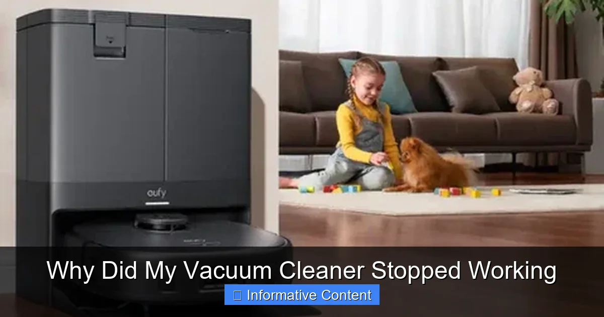 Why Did My Vacuum Cleaner Stopped Working