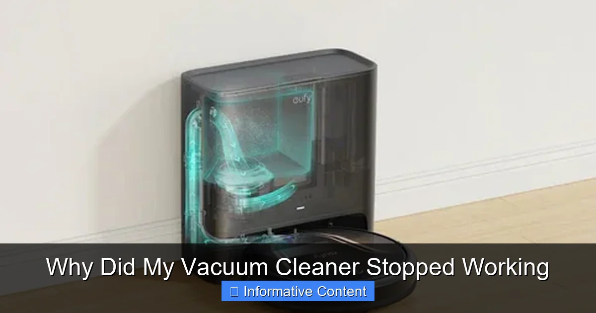 Why Did My Vacuum Cleaner Stopped Working