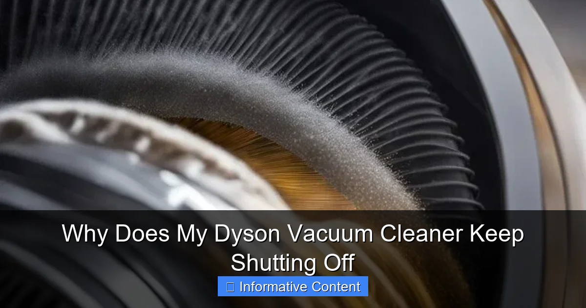 Why Does My Dyson Vacuum Cleaner Keep Shutting Off