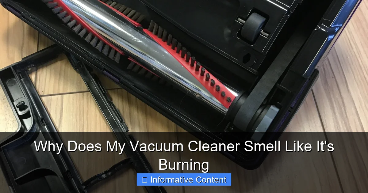 Why Does My Vacuum Cleaner Smell Like It's Burning