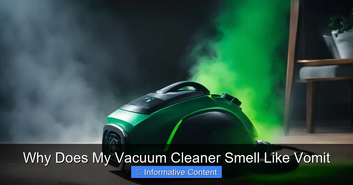Why Does My Vacuum Cleaner Smell Like Vomit