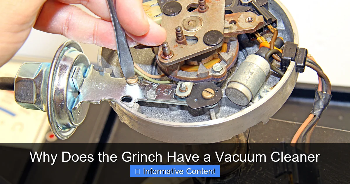 Why Does the Grinch Have a Vacuum Cleaner