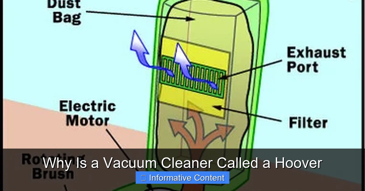 Why Is a Vacuum Cleaner Called a Hoover