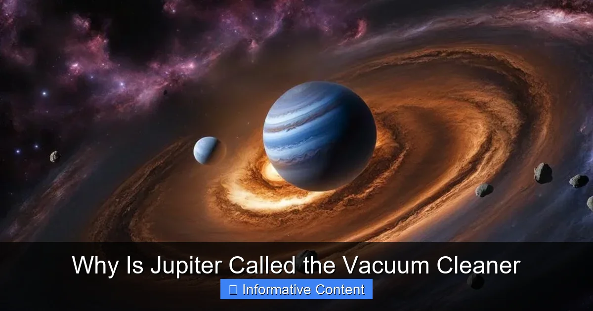 Why Is Jupiter Called the Vacuum Cleaner