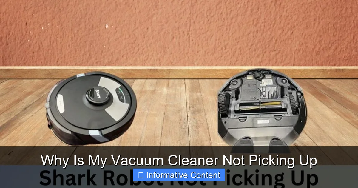 Why Is My Vacuum Cleaner Not Picking Up