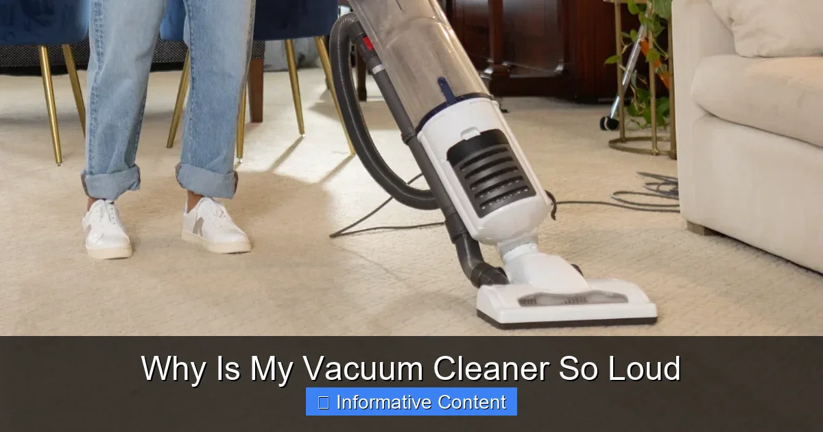 Why Is My Vacuum Cleaner So Loud