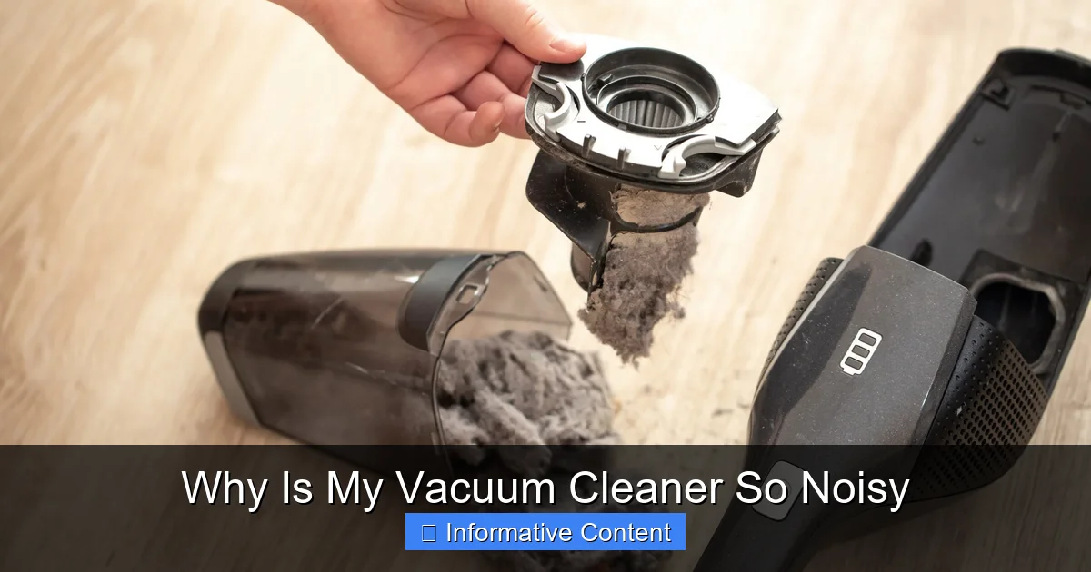 Why Is My Vacuum Cleaner So Noisy
