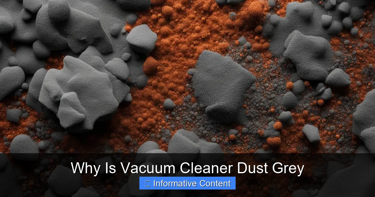 Why Is Vacuum Cleaner Dust Grey
