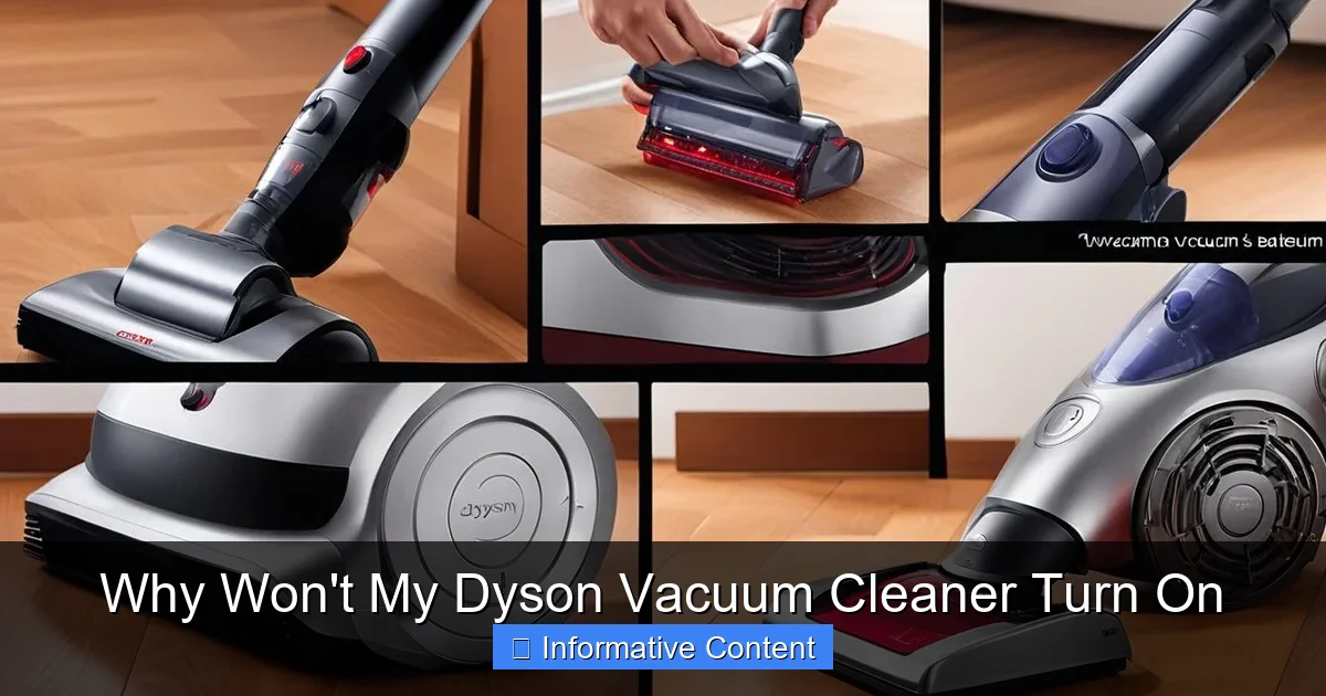 Why Won't My Dyson Vacuum Cleaner Turn On
