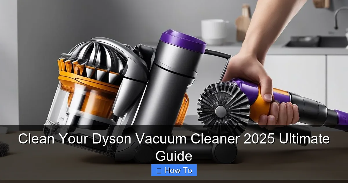 Clean Your Dyson Vacuum Cleaner 2025 Ultimate Guide