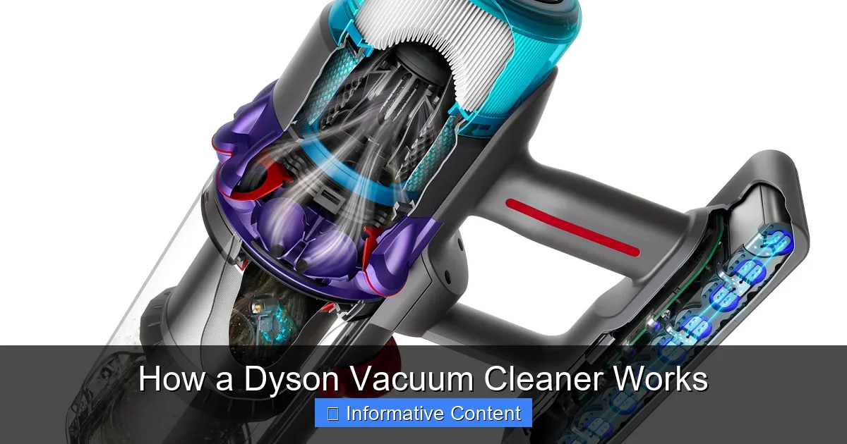 How a Dyson Vacuum Cleaner Works