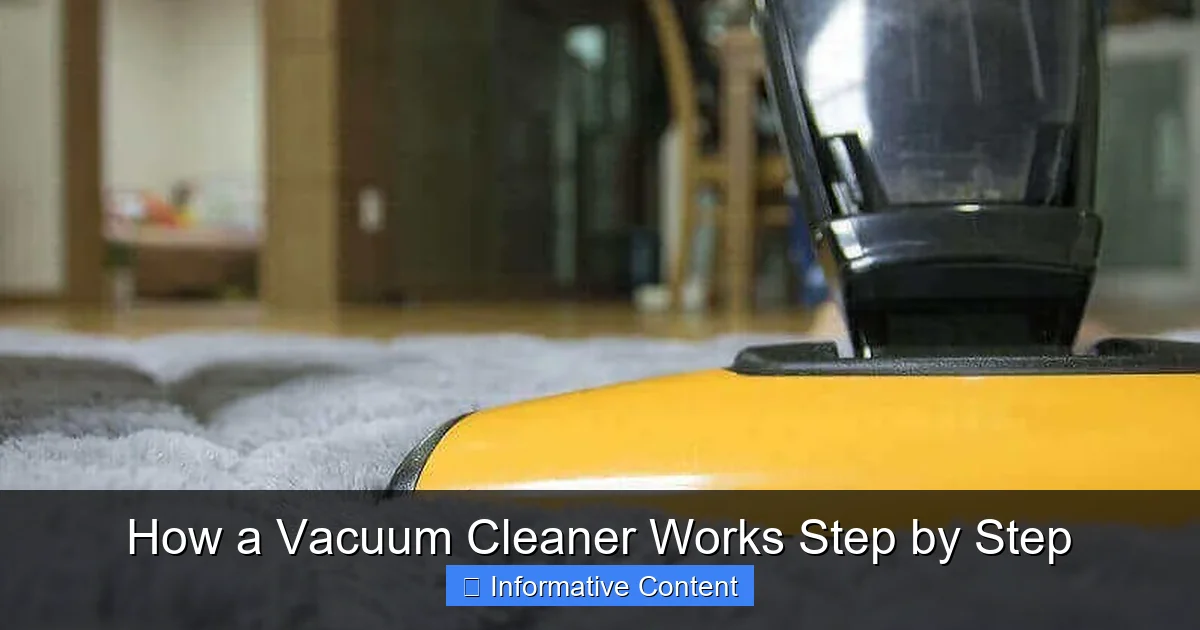 How a Vacuum Cleaner Works Step by Step