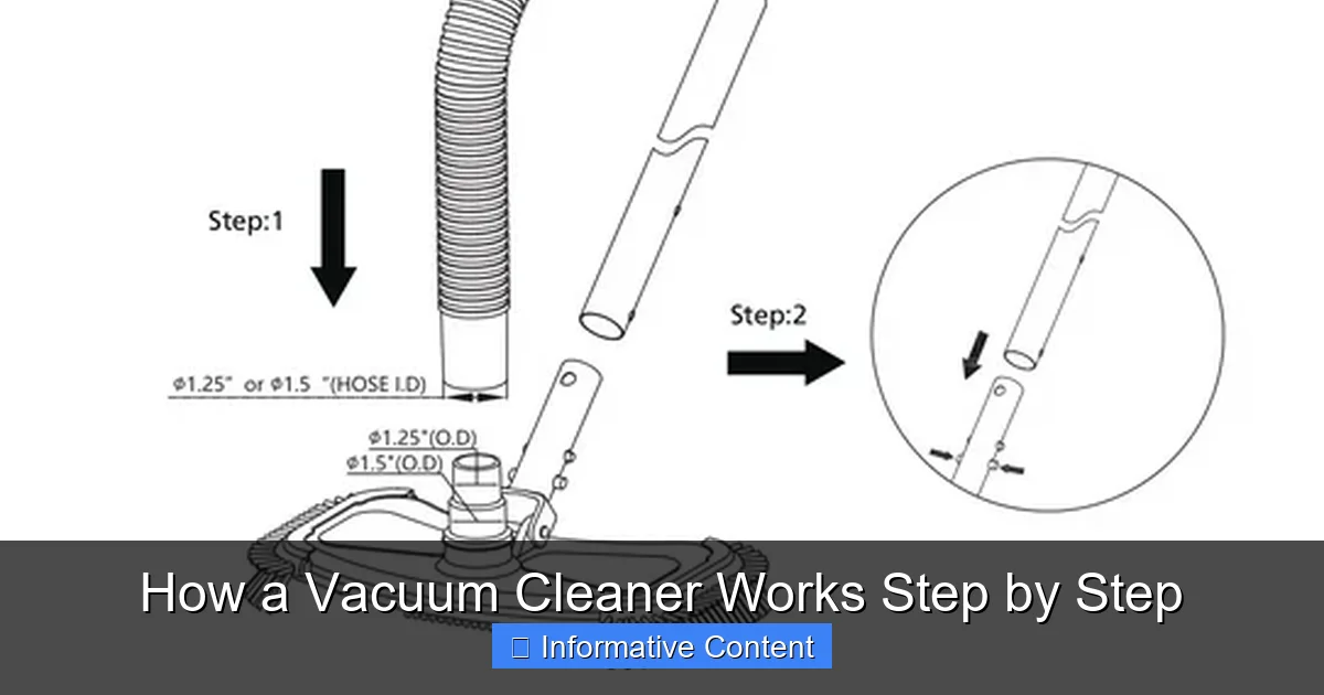 How a Vacuum Cleaner Works Step by Step