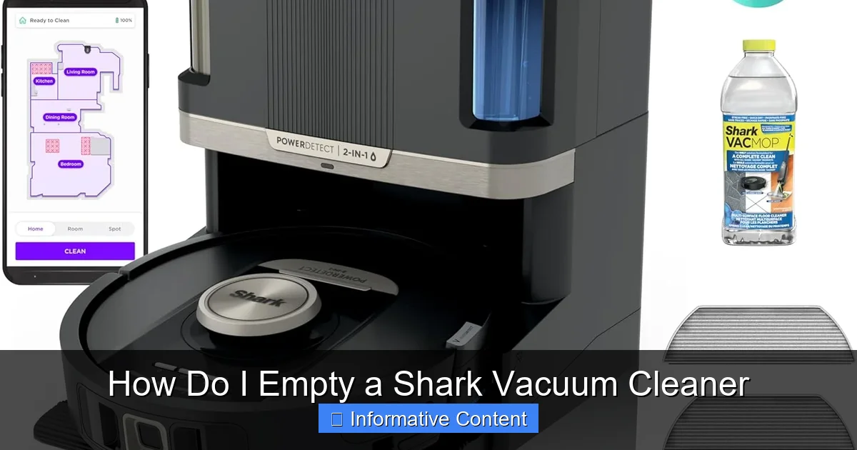How Do I Empty a Shark Vacuum Cleaner