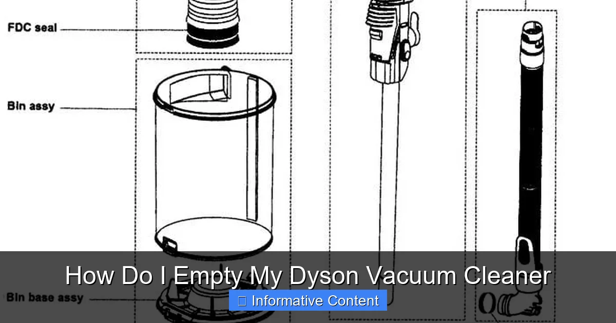 How Do I Empty My Dyson Vacuum Cleaner