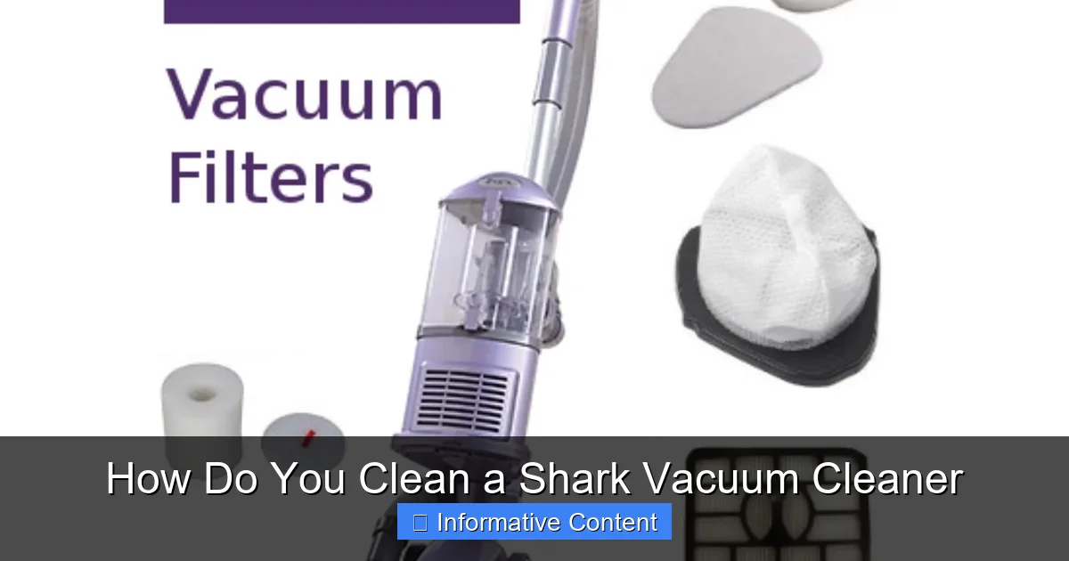 How Do You Clean a Shark Vacuum Cleaner