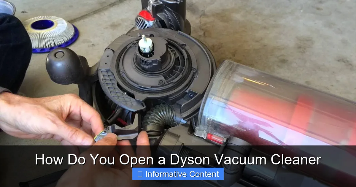 How Do You Open a Dyson Vacuum Cleaner