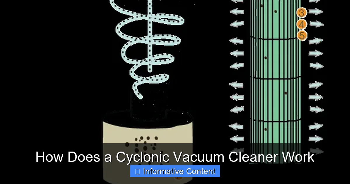 How Does a Cyclonic Vacuum Cleaner Work