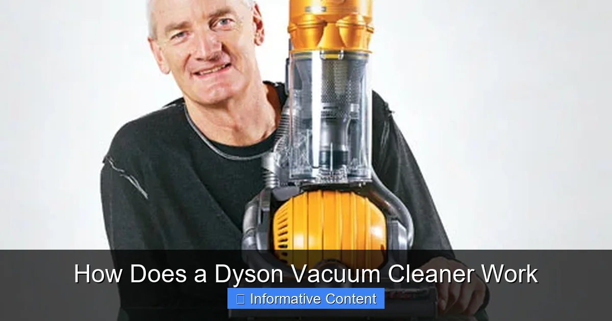 How Does a Dyson Vacuum Cleaner Work