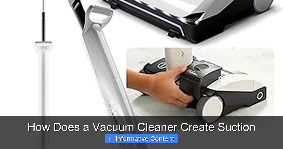 How Does a Vacuum Cleaner Create Suction