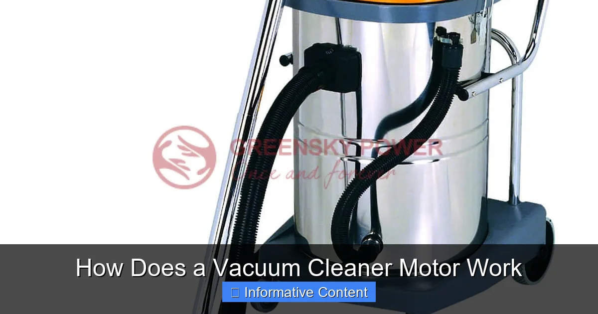 How Does a Vacuum Cleaner Motor Work