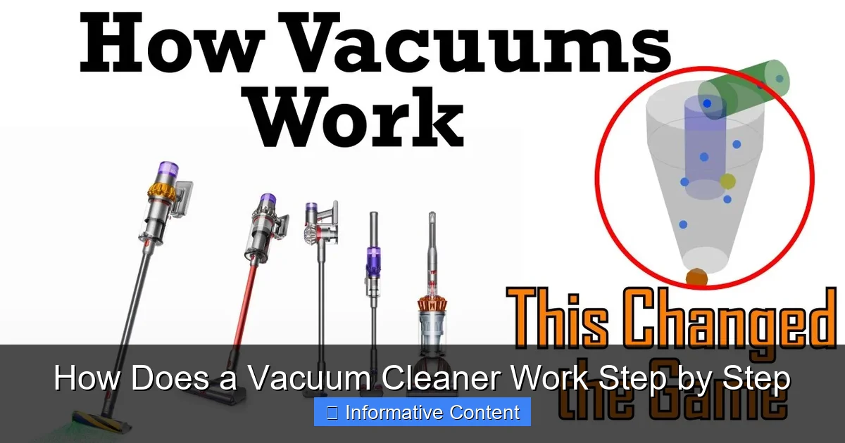 How Does a Vacuum Cleaner Work Step by Step