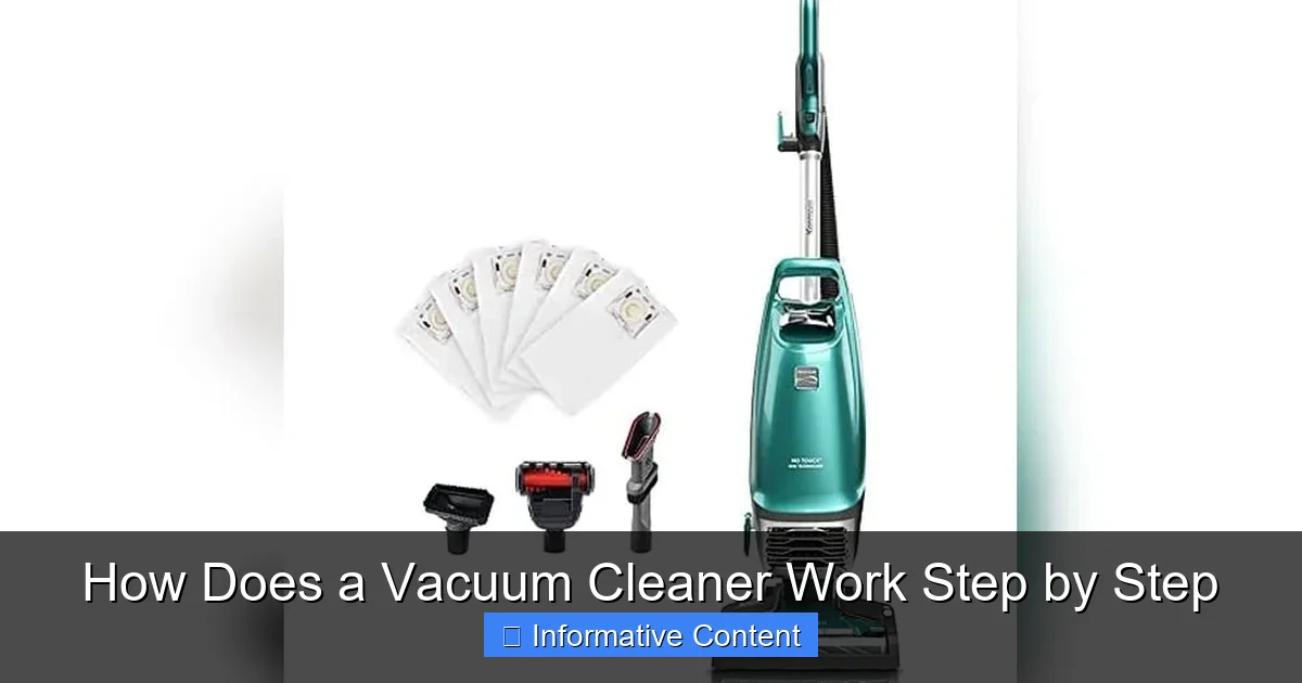 How Does a Vacuum Cleaner Work Step by Step