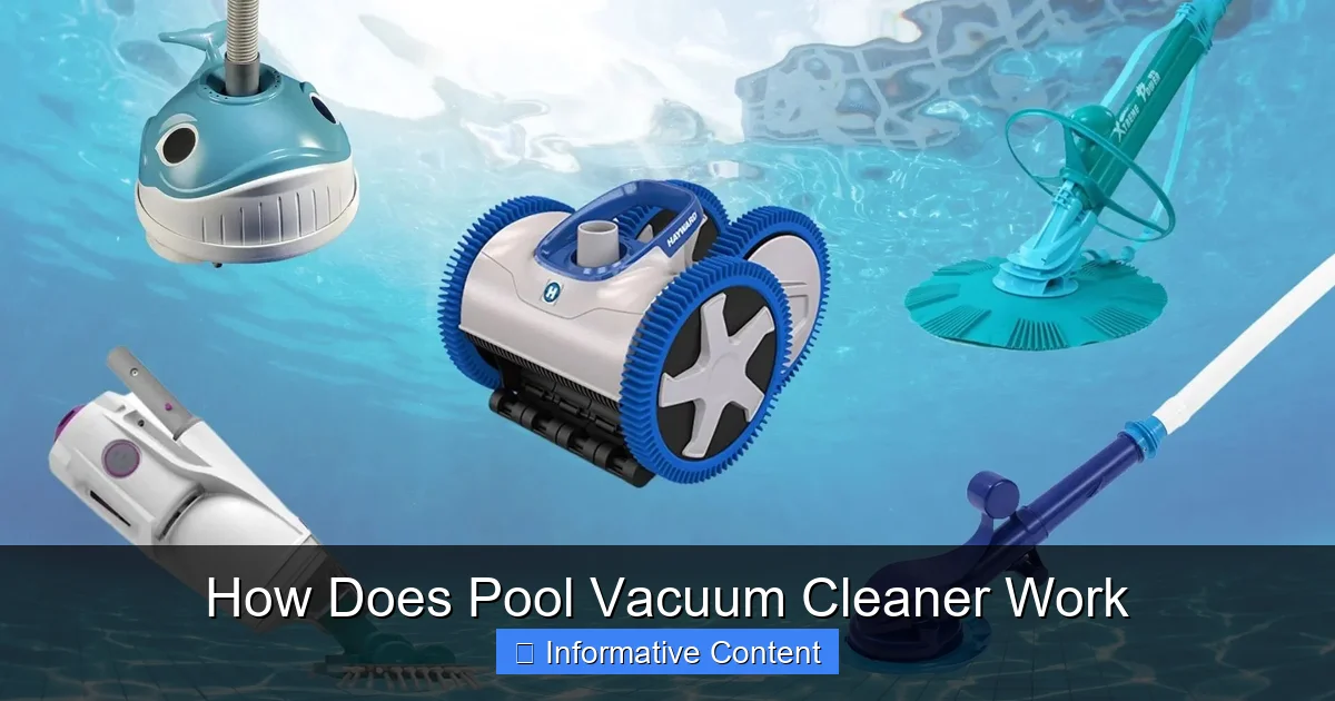 How Does Pool Vacuum Cleaner Work
