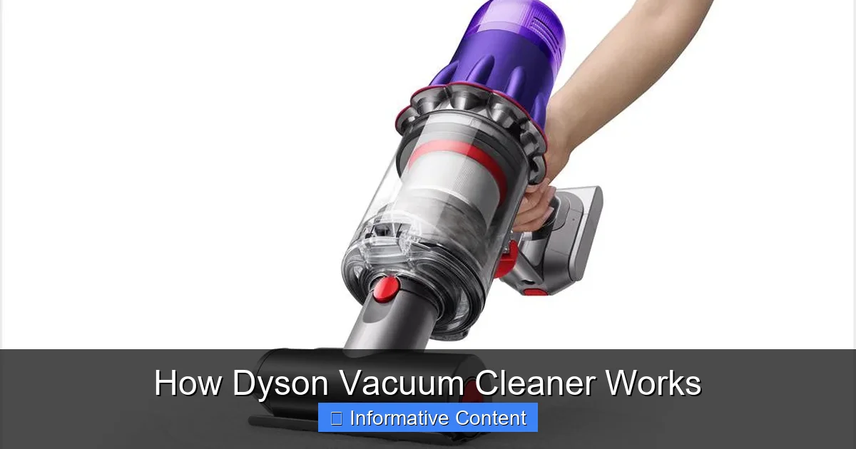 How Dyson Vacuum Cleaner Works