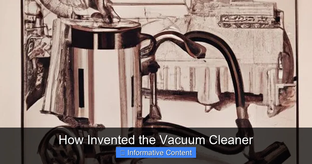 How Invented the Vacuum Cleaner