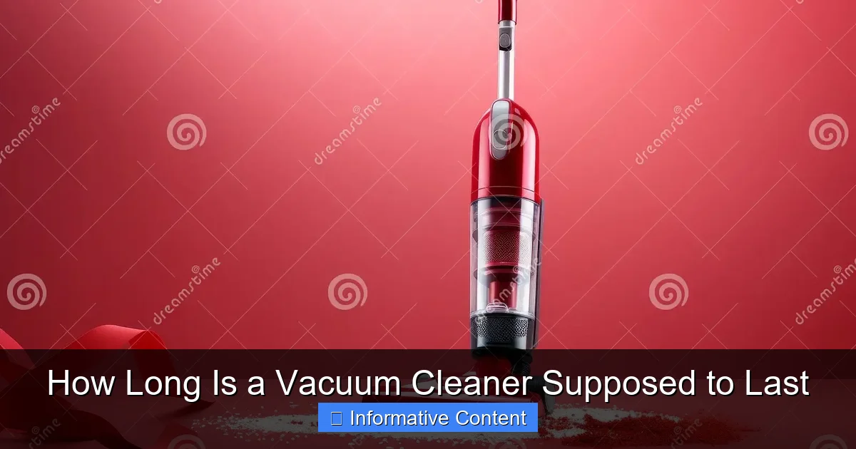 How Long Is a Vacuum Cleaner Supposed to Last