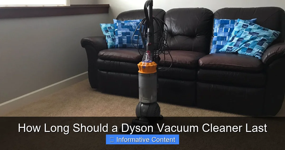 How Long Should a Dyson Vacuum Cleaner Last