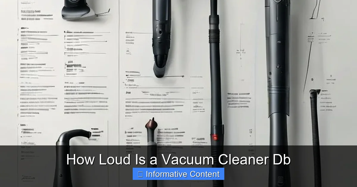 How Loud Is a Vacuum Cleaner Db