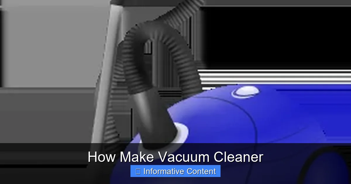 How Make Vacuum Cleaner