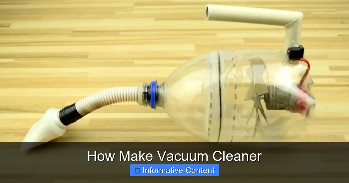 How Make Vacuum Cleaner